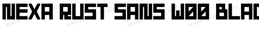 Nexa Rust Sans W00 Blac字体转换